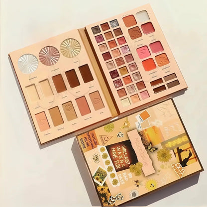 Mocallure All-in-One Makeup Kit – Professional Eyeshadow, Lipstick, Highlighter & Blush Palette for Complete Face Makeup